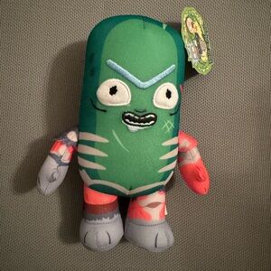 Rick & Morty Plush 8" PICKLE RICK Jazwares NEW HTF Adult Swim Cartoon 2025